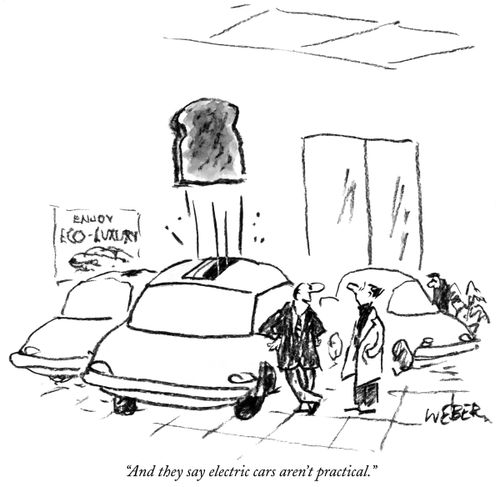 "And they say electric cars aren't practical."