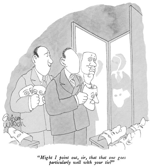 "That one goes particularly well with you tie."