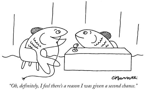 "Oh, definitely, I feel there's a reason I was given a second chance."