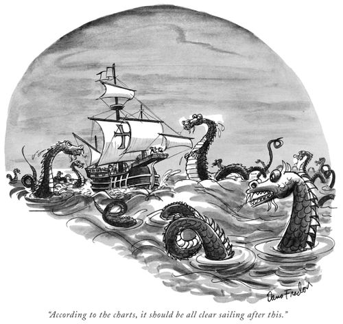 "According to the charts, it should be clear sailing after this."