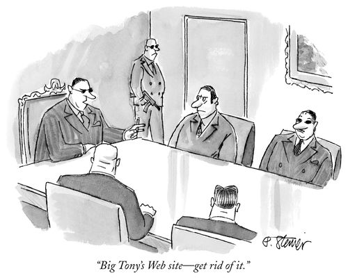 "Big Tony's Web site—get rid of it."