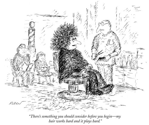 "There's something you should consider before you begin—my hair works hard and it plays hard."
