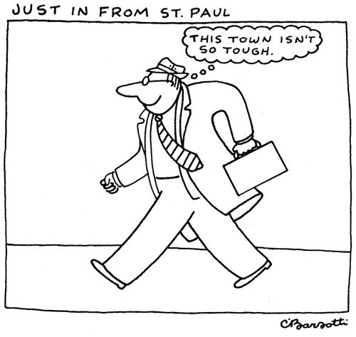 Just in from St. Paul.