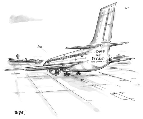 "How's my flying?"