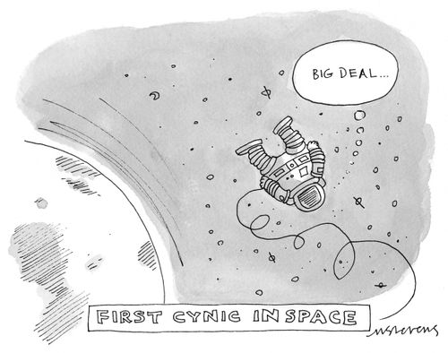 First Cynic in Space