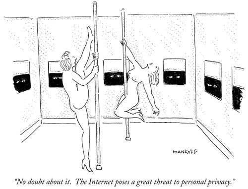 "No doubt about it. The Internet poses a great threat to personal privacy."