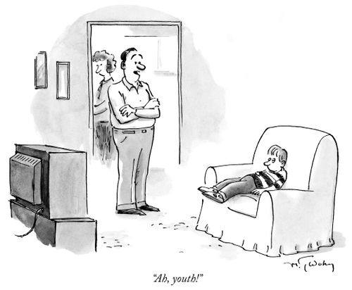 "Ah, youth!"