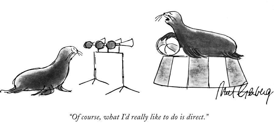 "Of course, what I'd really like to do is direct."