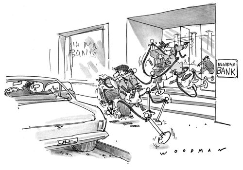 Rope Line Foils Bank Robbers