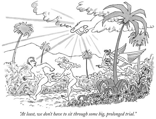 "At least, we don't have to sit through some big, prolonged trial."