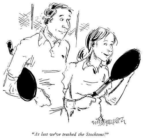 "At last we've trashed the Stocktons!"