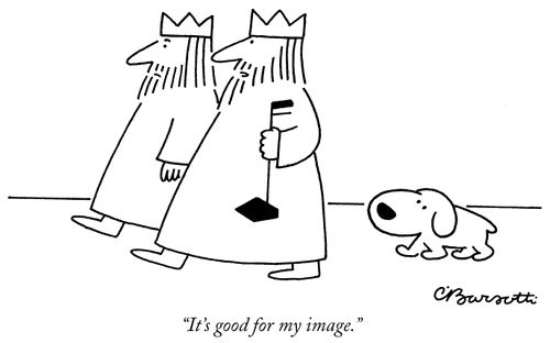 "It's good for my image."
