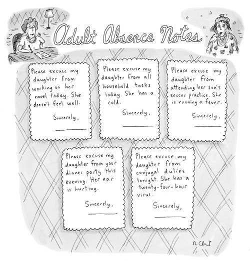 Adult Absence Notes.