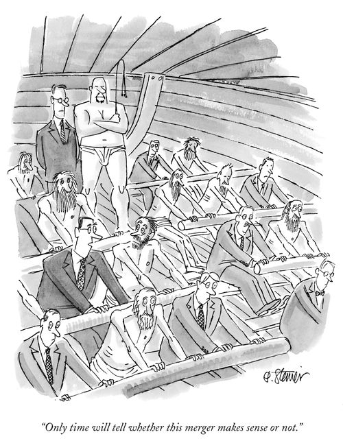 "Only time will tell whether this merger makes sense or not."