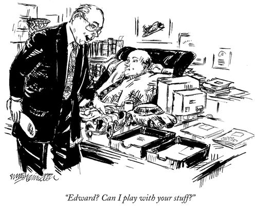 "Edward? Can I play with your stuff?"