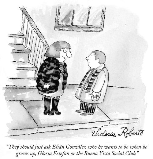 "They should just ask Elián González who he wants to be when he grows up, Gloria Estefan or the Buena Vista Social Club."