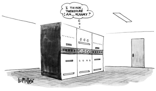 "I think, therefore I am...hungry?"
