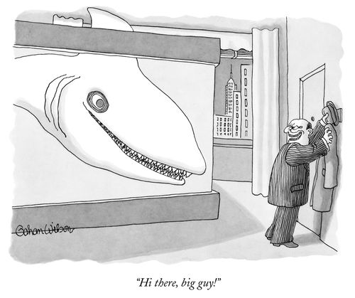 "Hi there, big guy!"