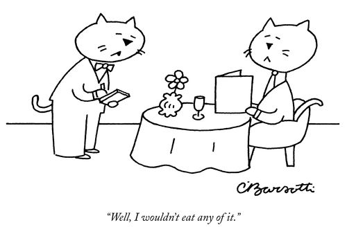 "Well, I wouldn't eat any of it."