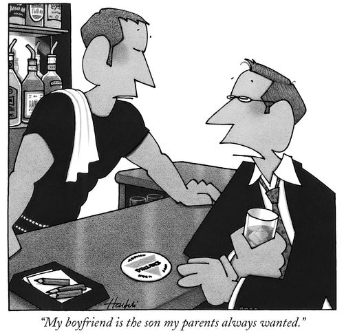 "My boyfriend is the son my parents always wanted."