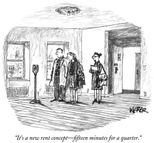 "It's a new rent concept - fifteen minutes for a quarter."