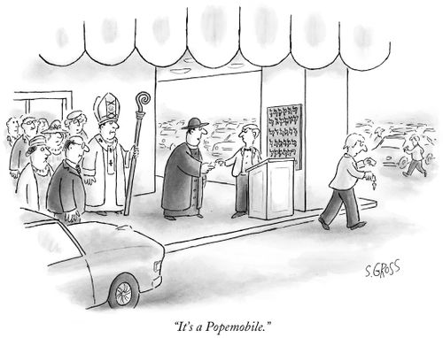 "It's a Popemobile."