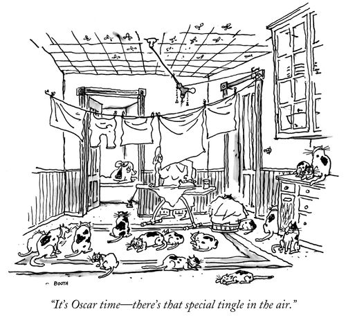 "It's Oscar time - there's that special tingle in the air."