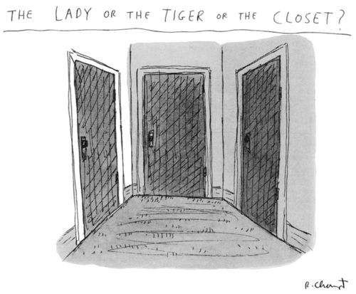 The Lady or the Tiger or the Closet?