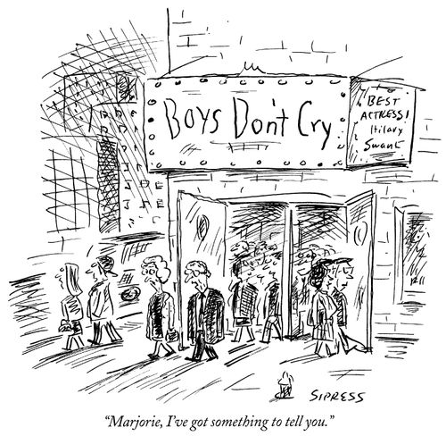 "Marjorie, I've got something to tell you."