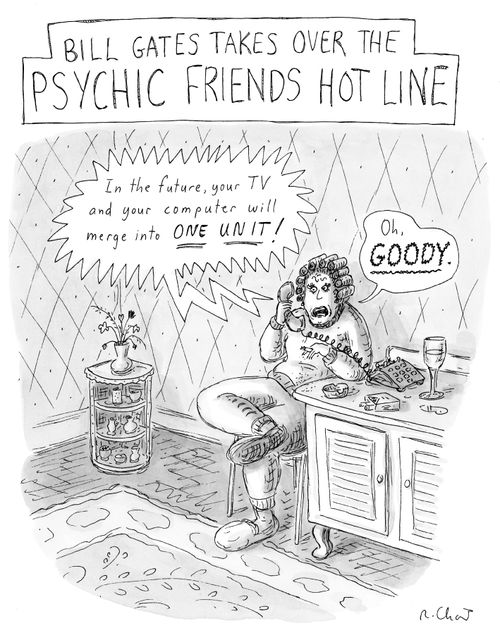 Bill Gates Takes Over The Psychic Friends Hotline.