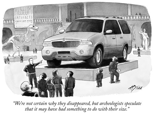 "We're not certain why they disappeared, but archeologists speculate that it may have had something to do with their size."