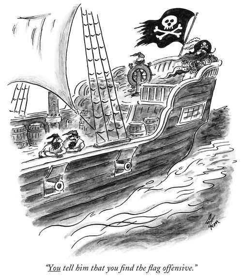 "You tell him that you ﬁnd the ﬂag offensive."