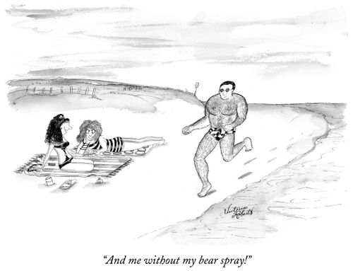 "And me without my bear spray!"