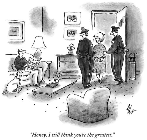 "Honey, I still think you're the greatest."