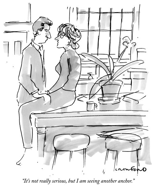 "It's not really serious, but I am seeing another anchor."