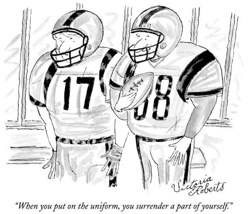 "When you put on the uniform, you surrender a part of yourself."