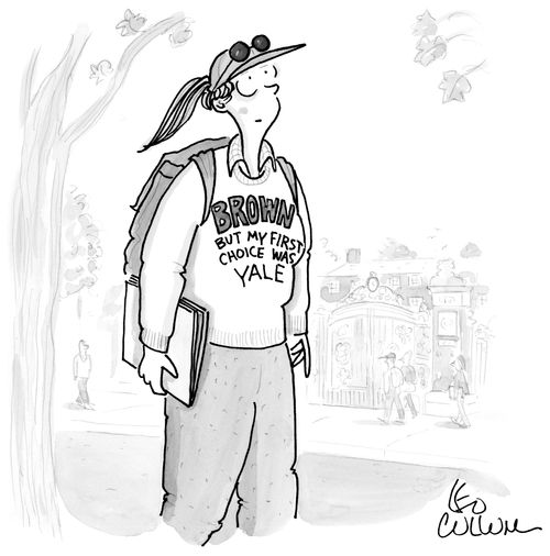 Brown - But My First Choice Was Yale.