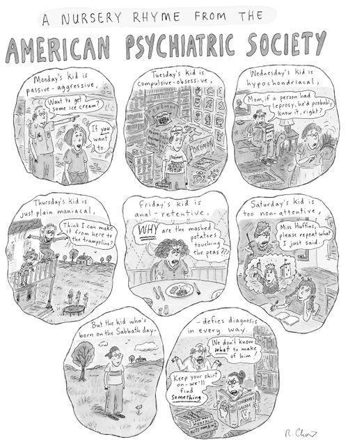 A Nursery Rhyme From The American Psychiatric Society