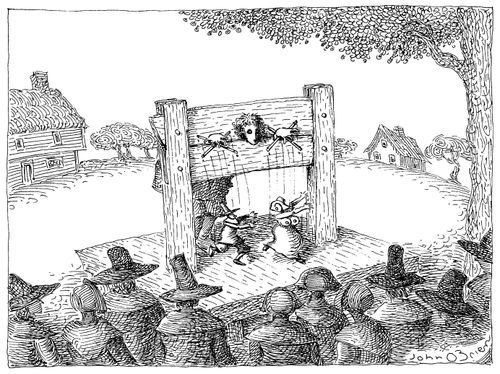 Puppet Show from the Stocks