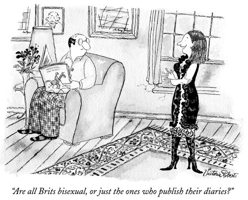 "Are all Brits bisexual, or just the ones who publish their diaries?"
