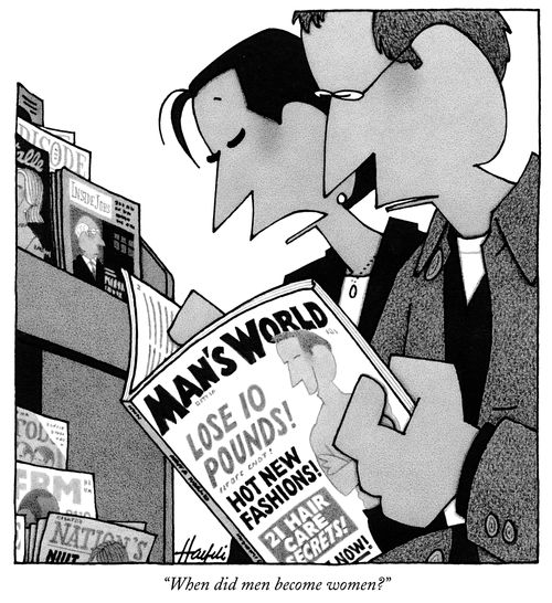 "When did men become women?"