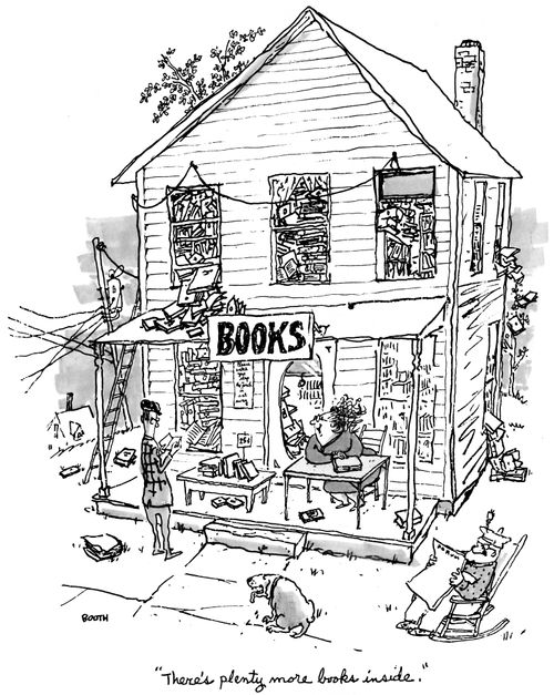 "There's plenty more books inside."