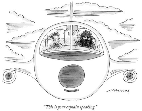 "This is your captain speaking."