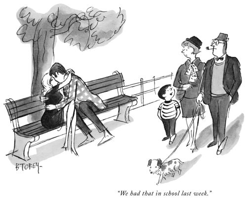 "We had that in school last week."