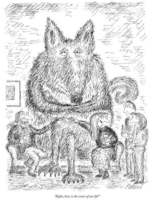 "Rufus, here, is the center of our life."