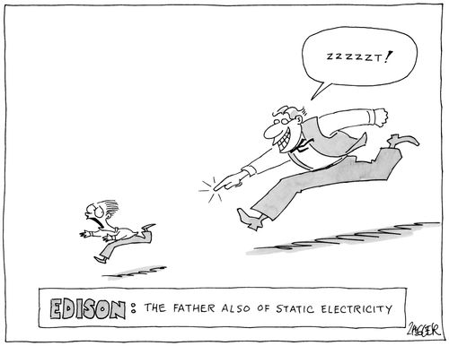 Edison: The Father also of Static Electricity
