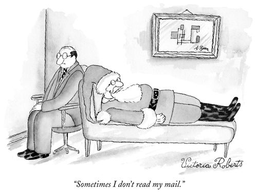 "Sometimes I don't read my mail."