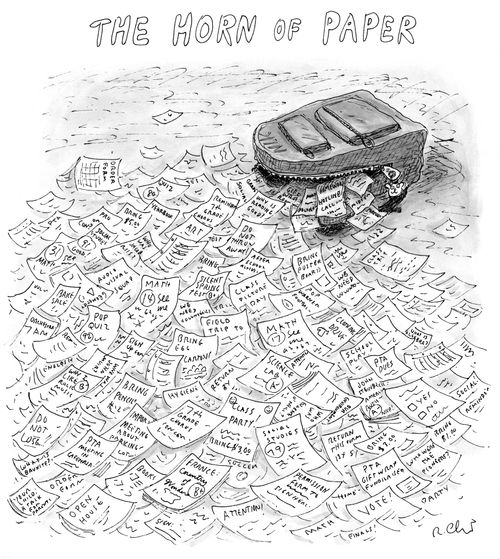 The horn of paper