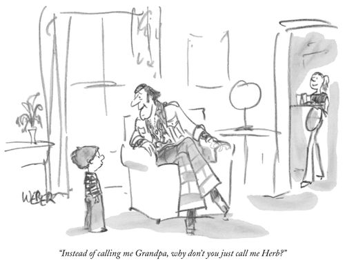 "Instead of calling me Grandpa, why don't you just call me Herb?"