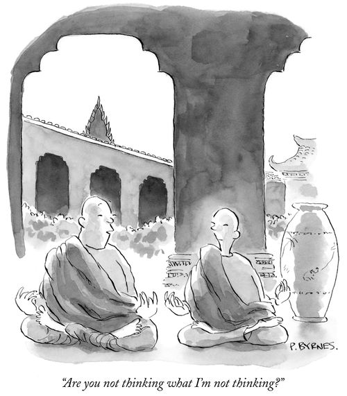 "Are you not thinking what I'm not thinking?"
